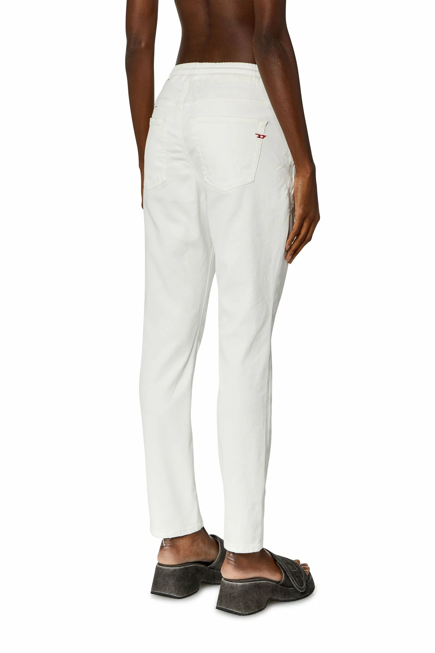 Женские джинсовые джинсы-джогг D-KRAILEY JOGG Diesel, white — фото 4