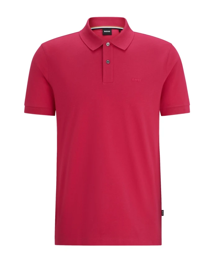 

Поло-Рубашка из органического хлопка с вышивкой Pallas Hugo, розовый