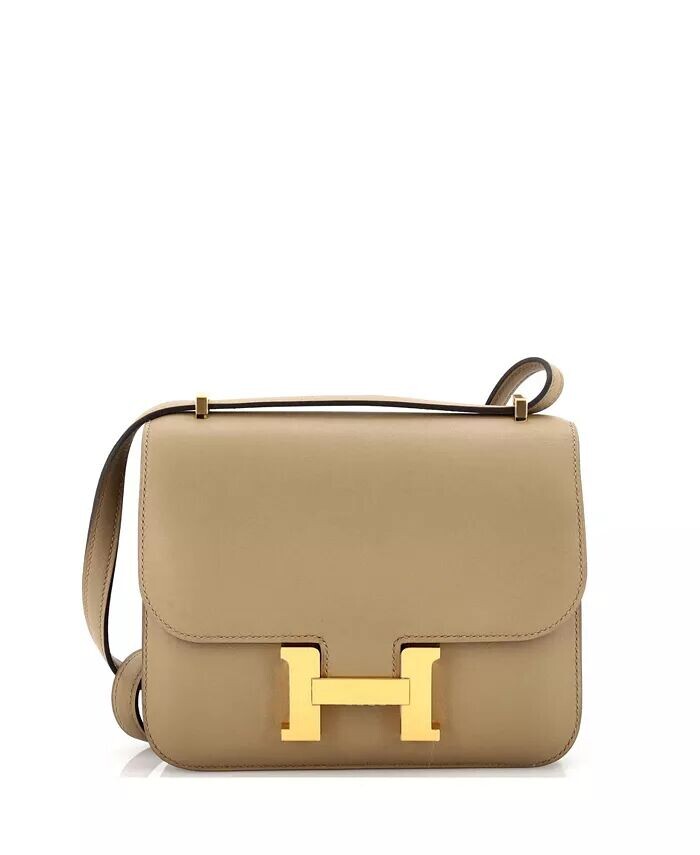 

18 Констанс NM Сумка Swift Pre-Owned HERMÉS, коричневый/бежевый