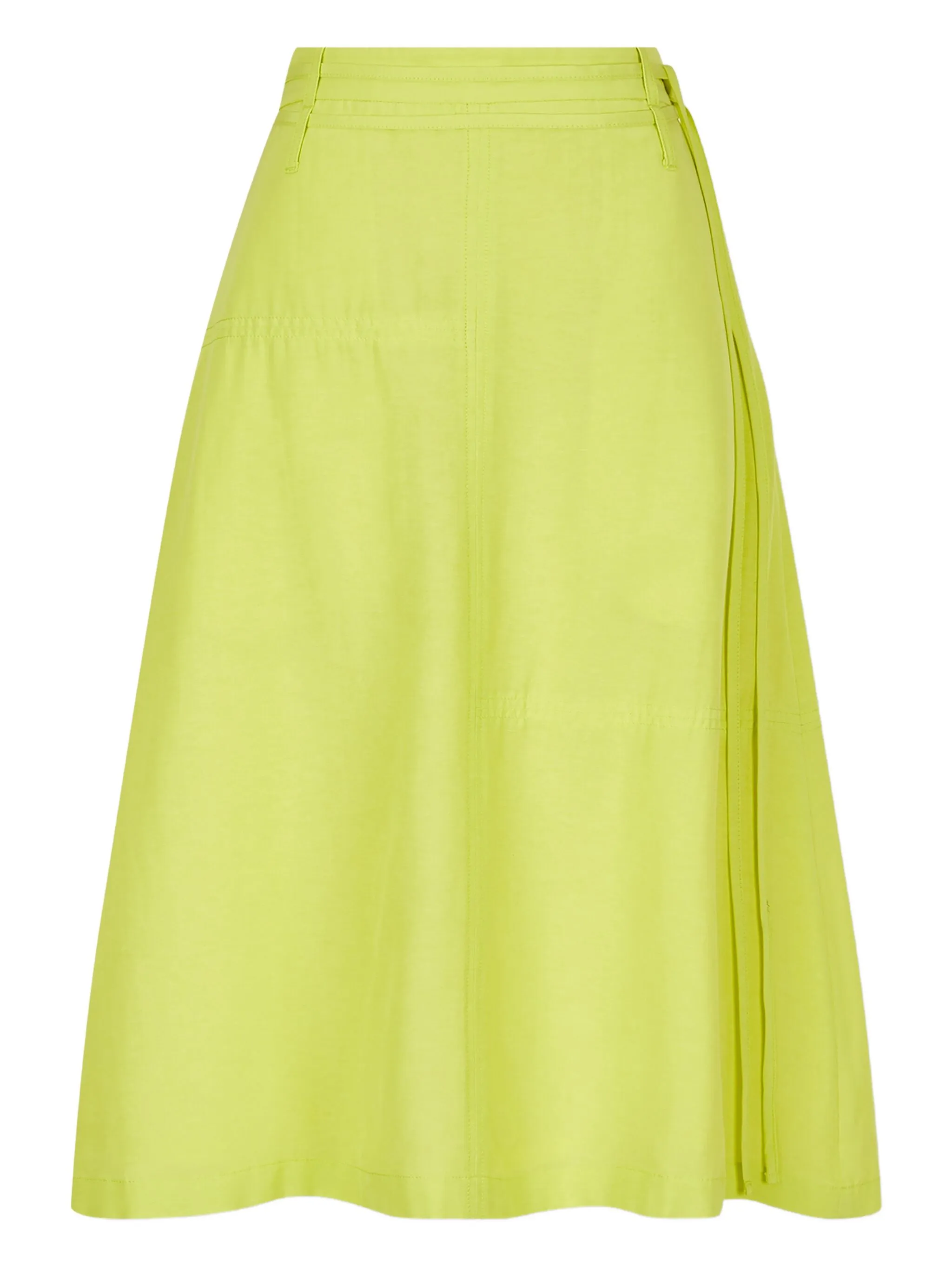 

Юбка А-силуэта с поясом Studio Tomboy, желтый