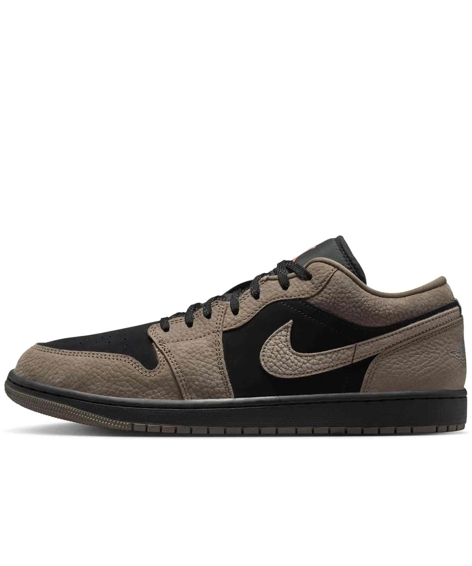 Мужские кроссовки Air Jordan 1 Low SE из кожи чёрные