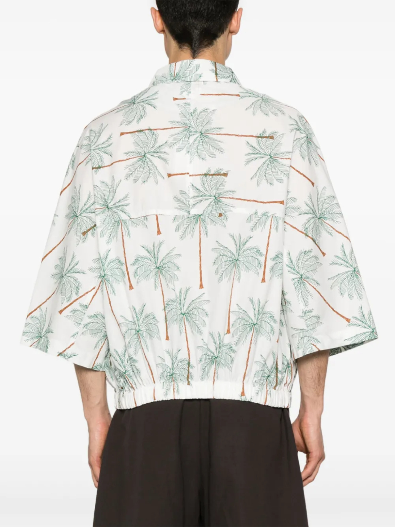 Рубашка Jacquemus La Chemise Canevas, белый — фото 4