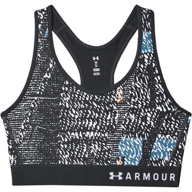 

Спортивный бюстгальтер "armor mid" с принтом "замочная скважина" Under Armour, мультиколор