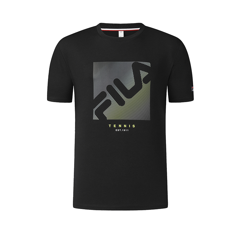 

FILA Футболка Athletics Tennis мужская Pitch Black, Черный, FILA Футболка Athletics Tennis мужская Pitch Black