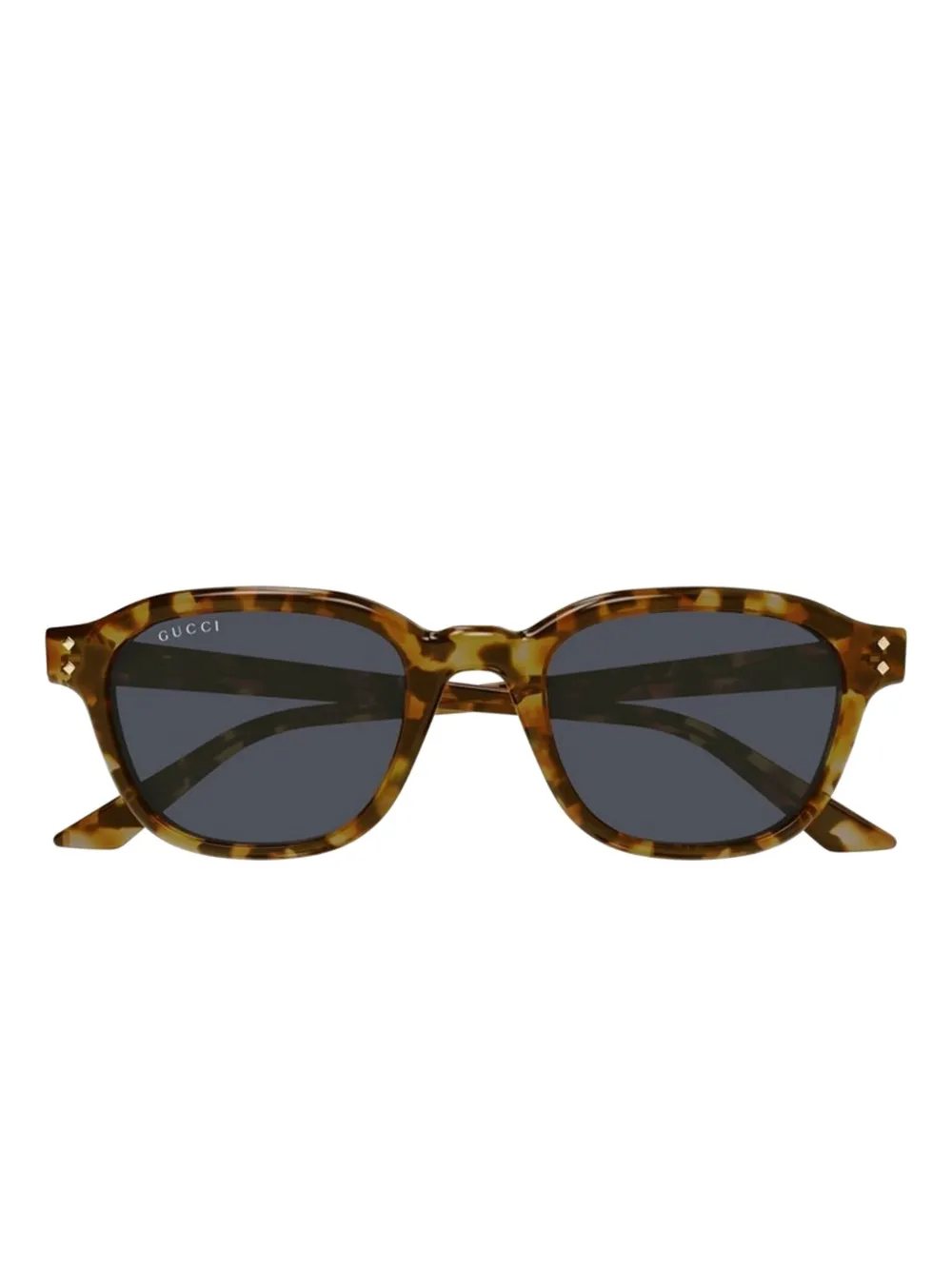 

Солнцезащитные очки в черепаховой оправе Gucci Eyewear, коричневый