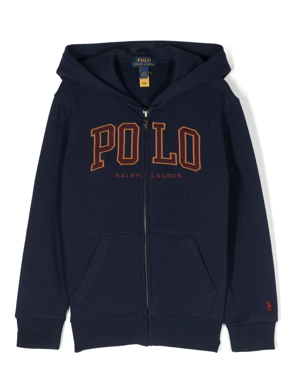 

Худи с вышитым логотипом POLO RALPH LAUREN KIDS, синий