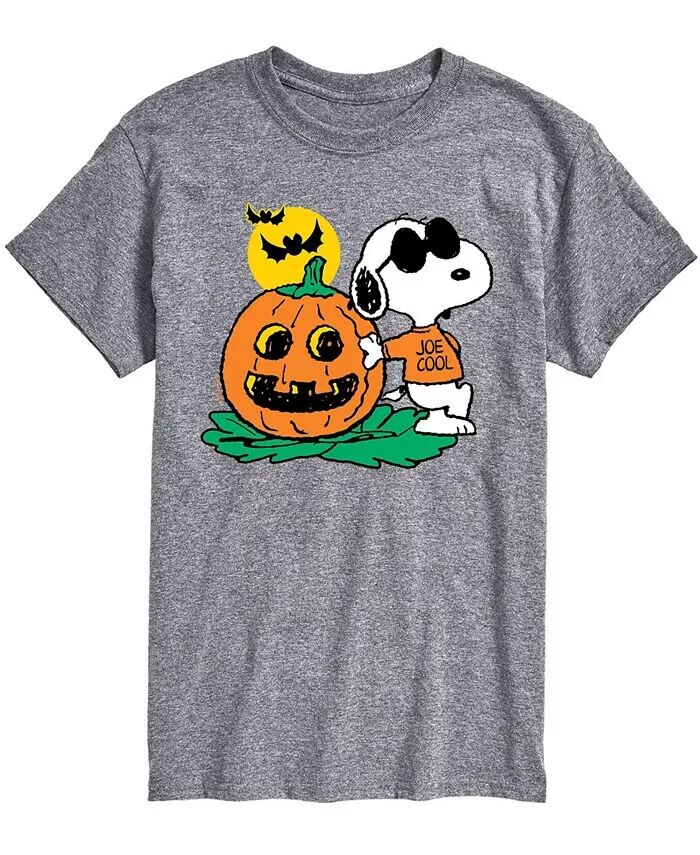 

Мужская футболка Peanuts Joe Cool Pumpkin AIRWAVES, серый