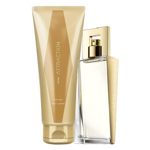 

Женский набор Avon Attraction [Духи 50 мл + Лосьон для тела]