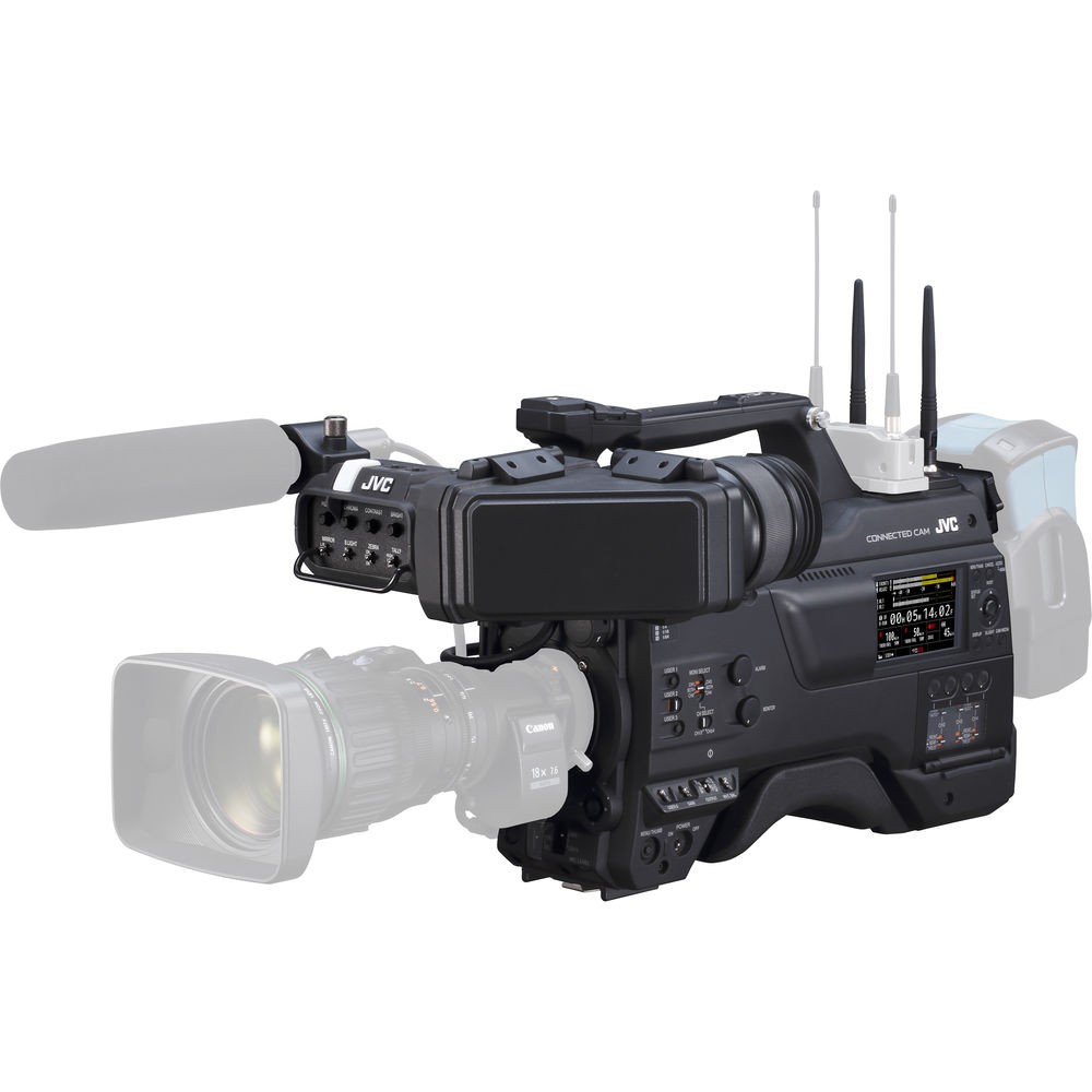 

JVC GY-HC900CHU 2/3-дюймовая HD-видеокамера с подключением (электронный видоискатель и беспроводная локальная сеть)