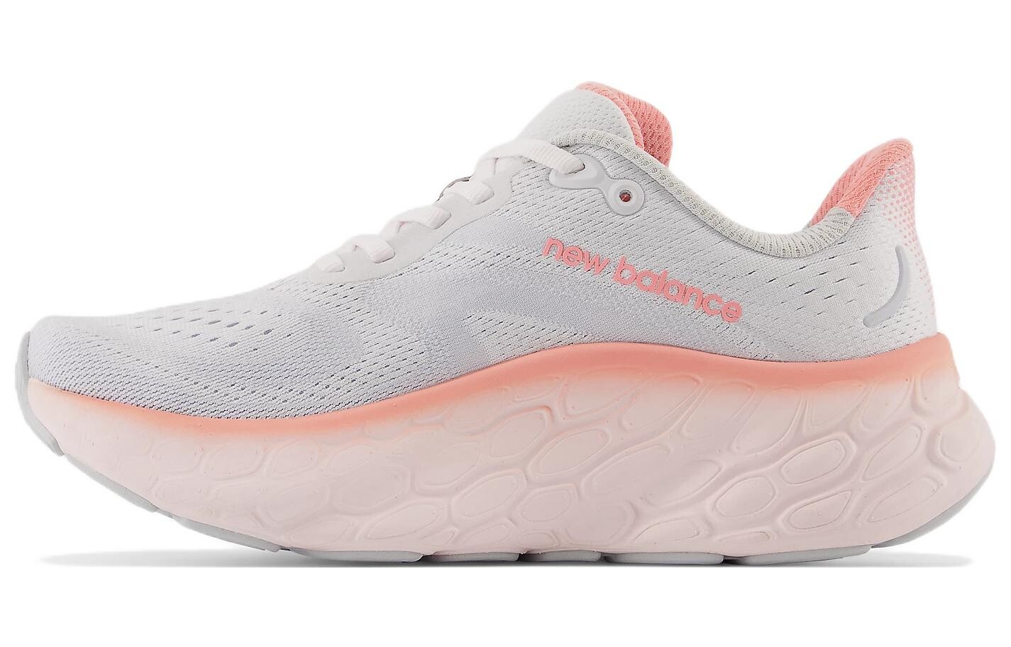 Кроссовки New Balance Fresh Foam X More V4, серый/розовый