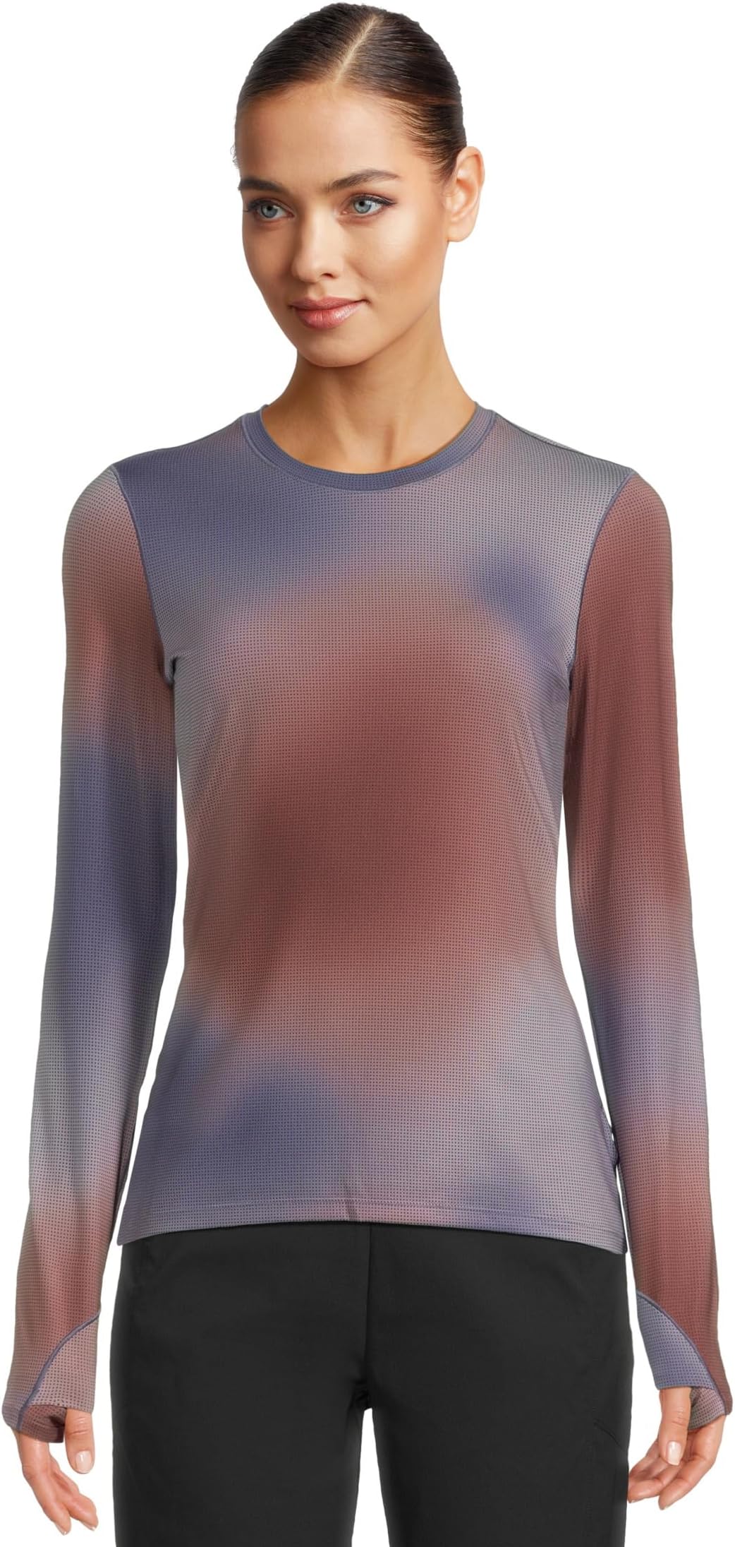 

Лонгслив Mountain Hardwear Butter Up Long Sleeve, цвет Avid Multi Ombre Print