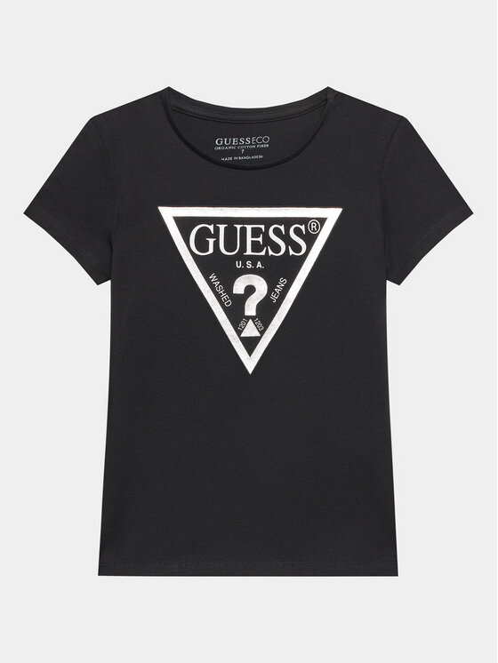 

Футболка стандартного кроя Guess, черный