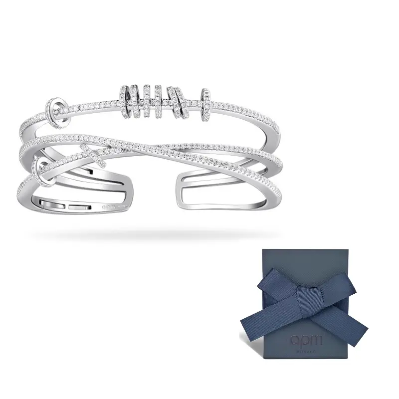 

Piercing 925 серебряные браслеты женские Apm Monaco, серебряный