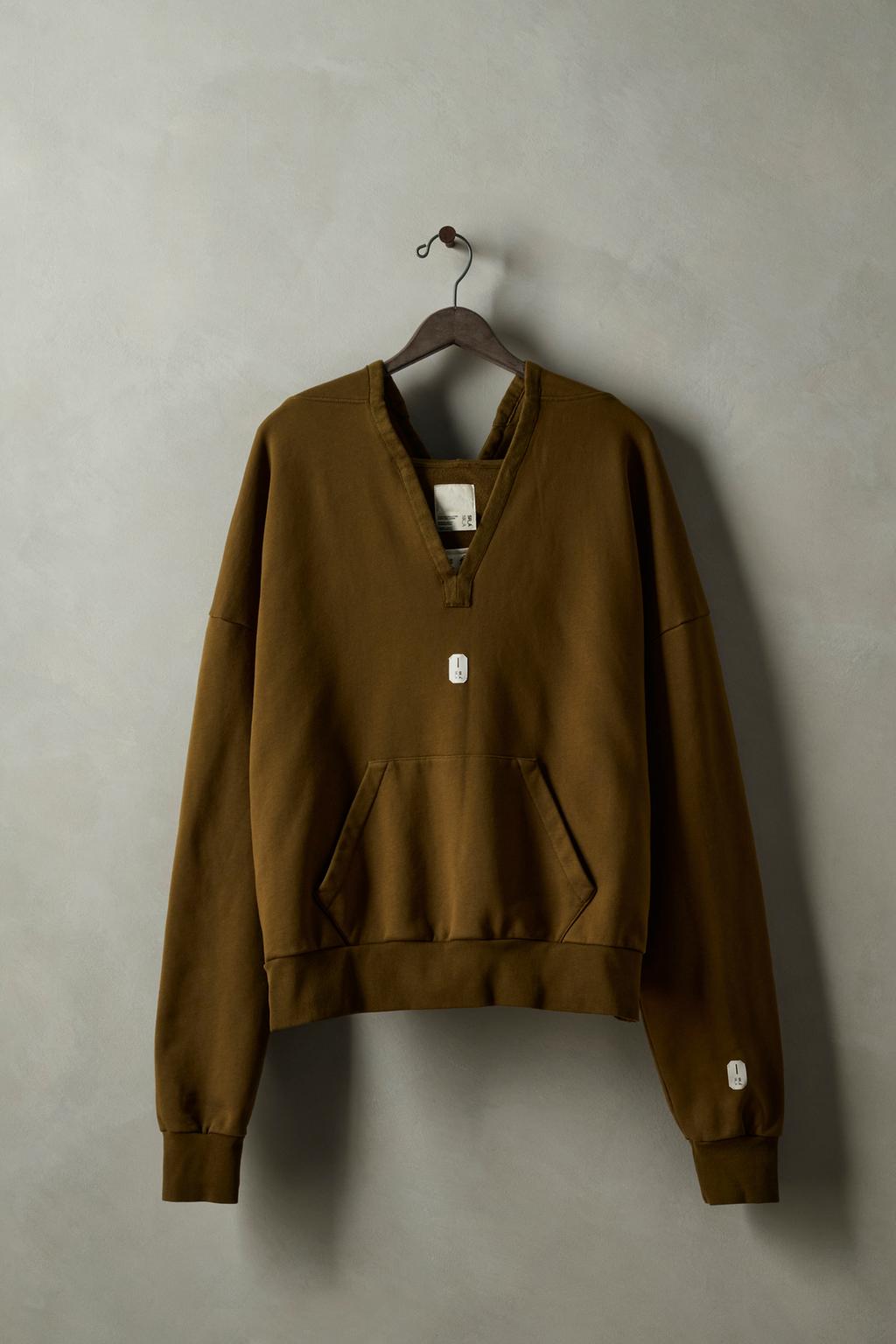 

Застиранная толстовка x sr_a ZARA, хаки