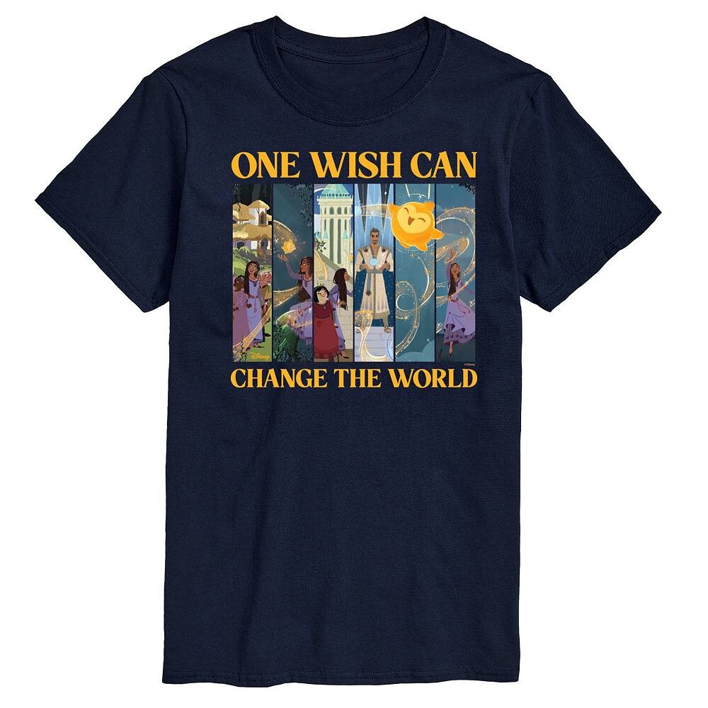 

Мужская футболка с рисунком Disney's Wish One Wish, темно-синий