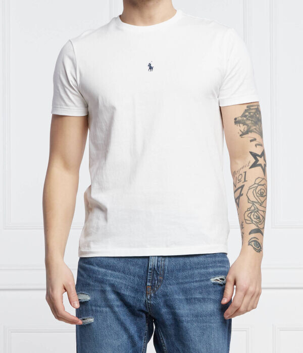 

Футболка мужская Polo Ralph Lauren Custom Slim Fit, белый