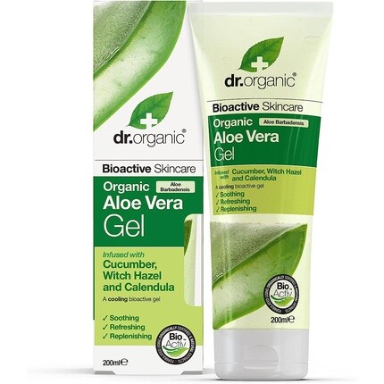 

Гель алоэ вера с огурцом 200мл, Dr Organic