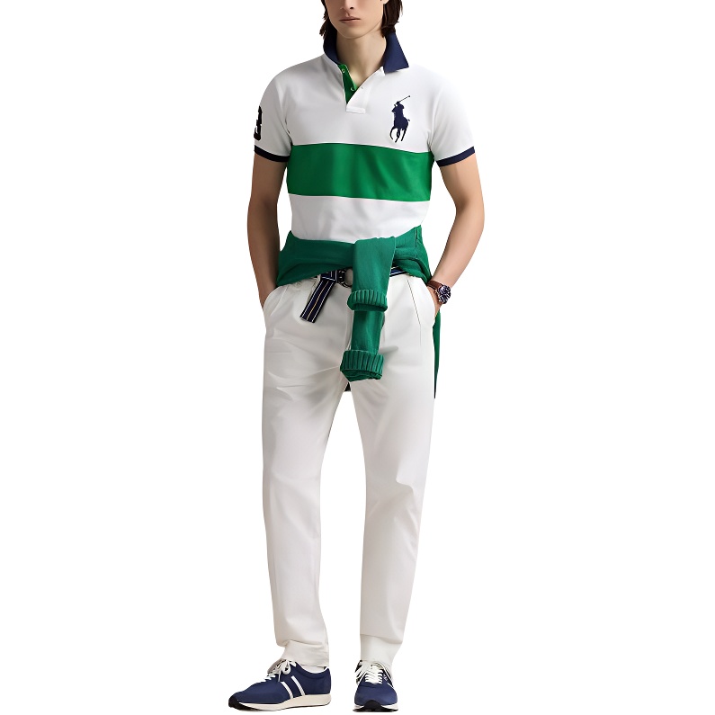 Поло Big Pony Polo Ralph Lauren, зеленый — фото 4