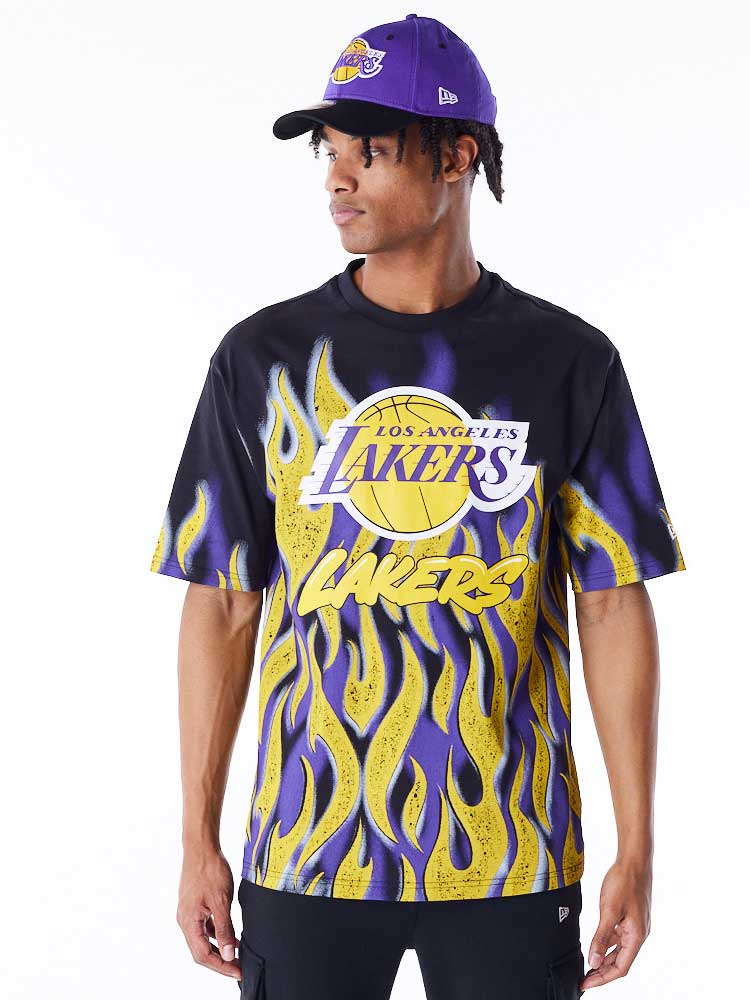 

Футболка New Era NBA FLAME OS TEE LOSLAK, черный