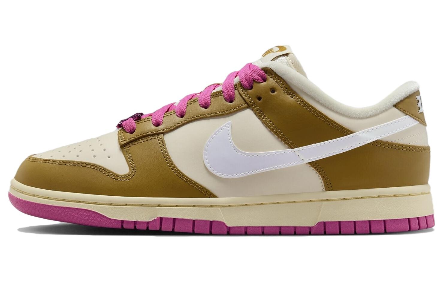Женские кроссовки для скейтбординга Nike Dunk, Бежевый/Коричневый