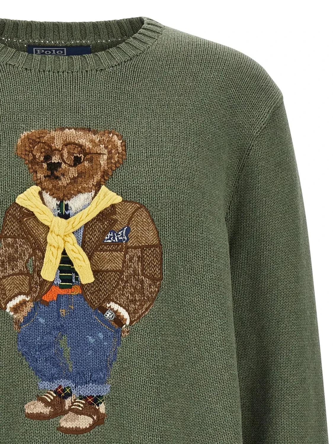 Свитер «Polo Bear» POLO RALPH LAUREN, зеленый — фото 3