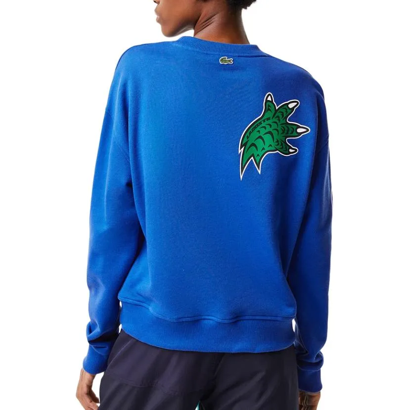 Свитшот женский LACOSTE, стильный, K1Q/Dock Blue — фото 4