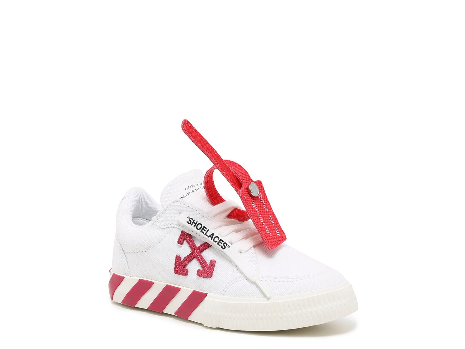 

Кроссовки Off White Vulcanized, белый/красный
