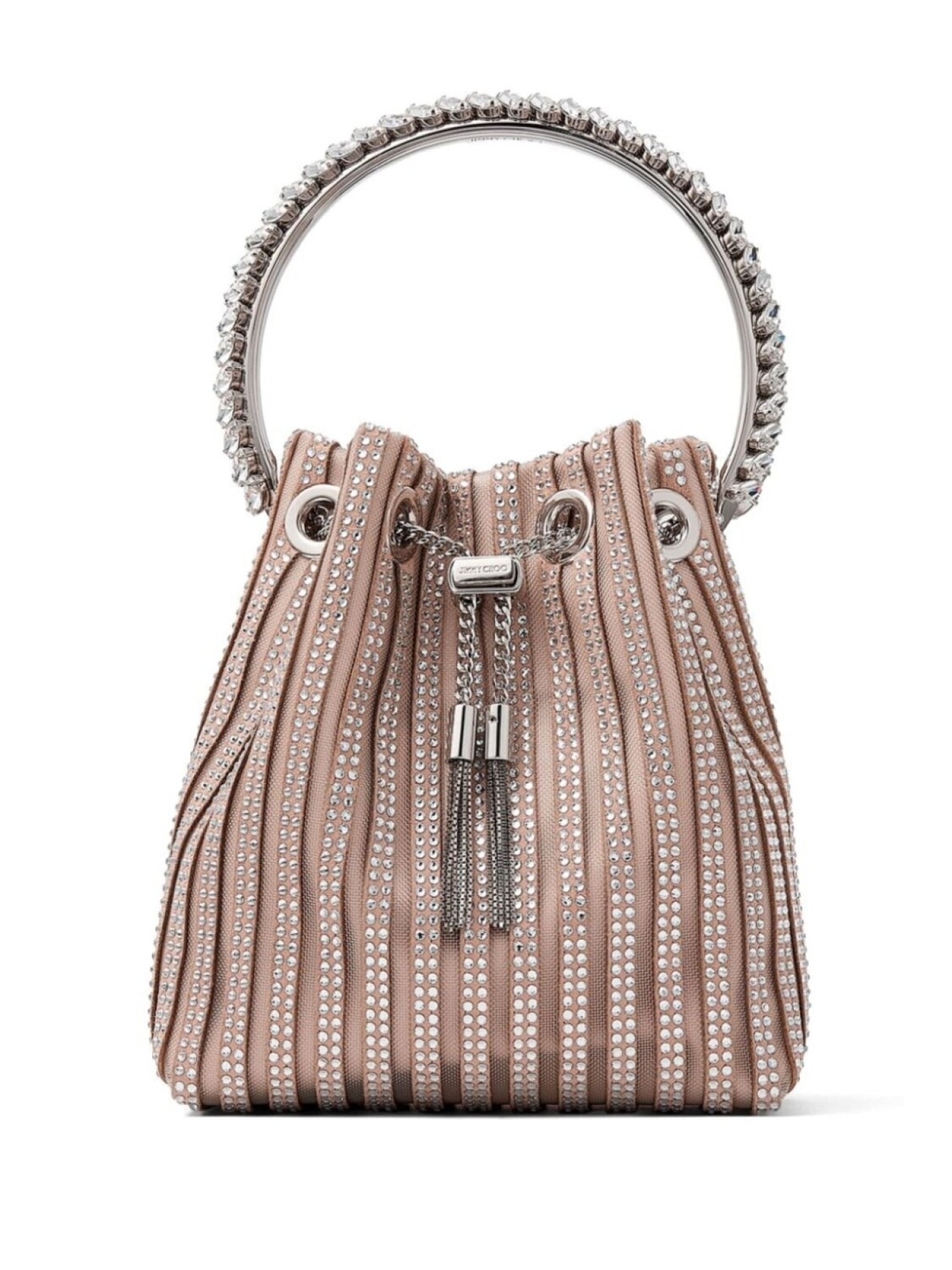 

Сумка-ведро Bon Bon Jimmy Choo, бежевый