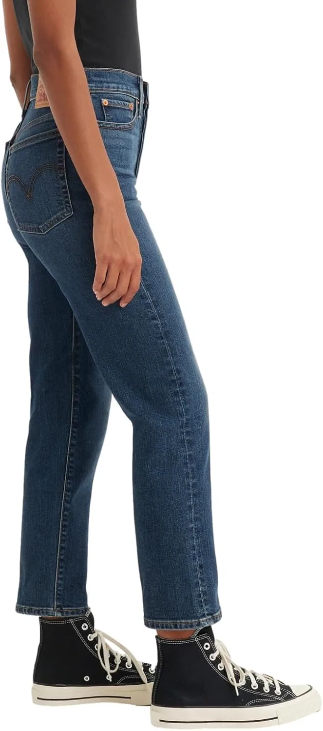 Levi's Women's Wedgie Straight джинсы, индиго — фото 3