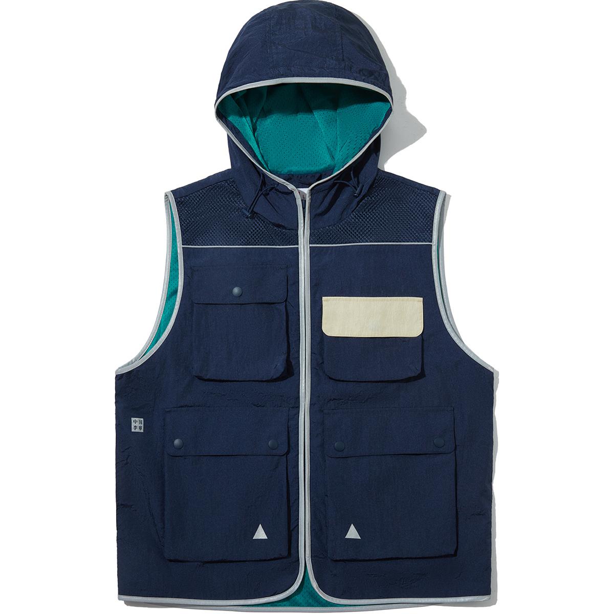

LiNing Жилет унисекс морской синий, Marine Blue