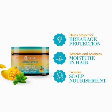 Кондиционер Mango & Tulsi Nourishing Leave-In для волнистых и кудрявых волос — фото 2