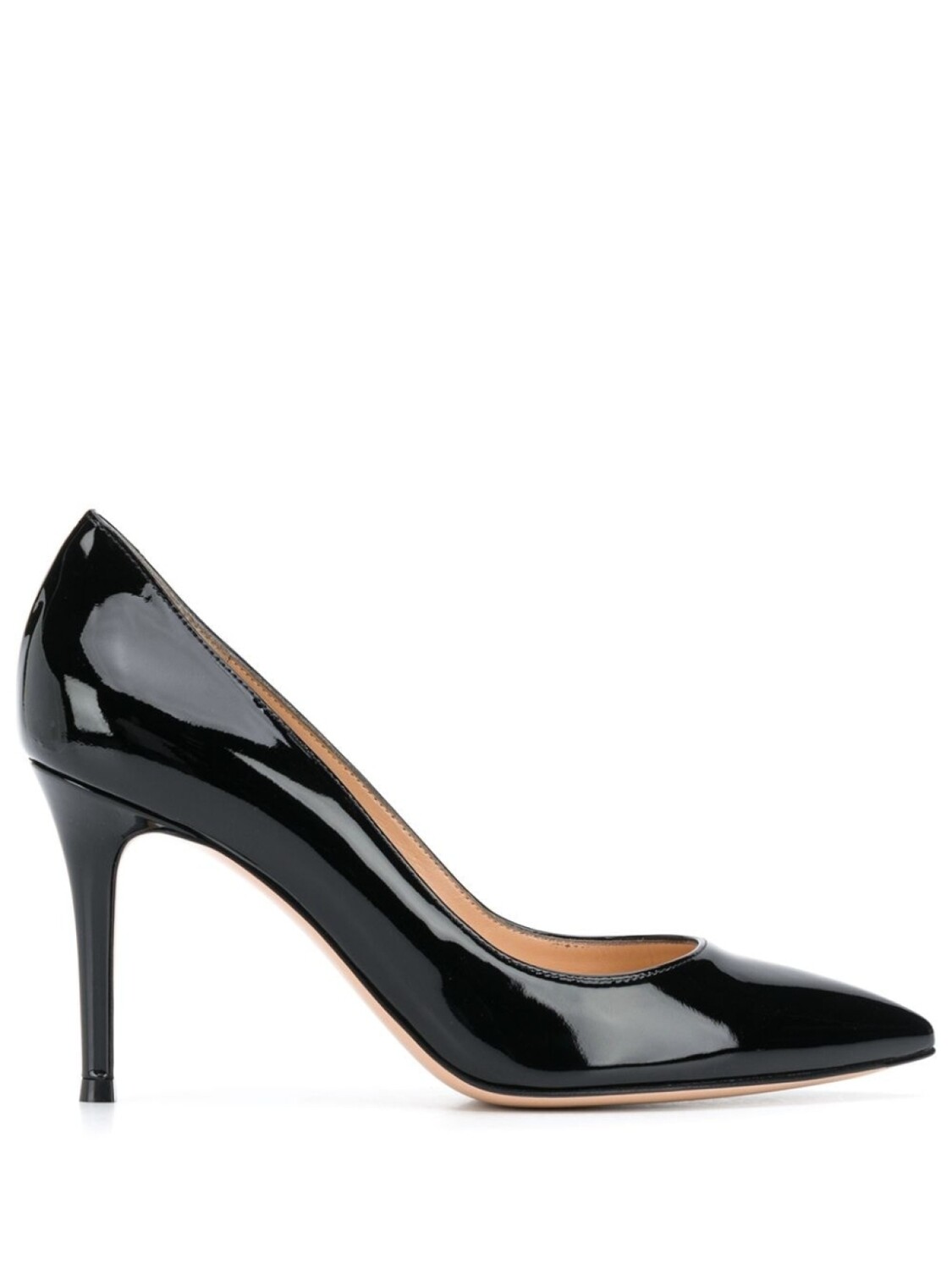 

Gianvito Rossi лакированные туфли-лодочки на шпильке, черный