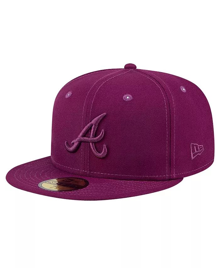 

Мужская приталенная шляпа Atlanta Braves Color Pack 59FIFTY New Era, коричневый