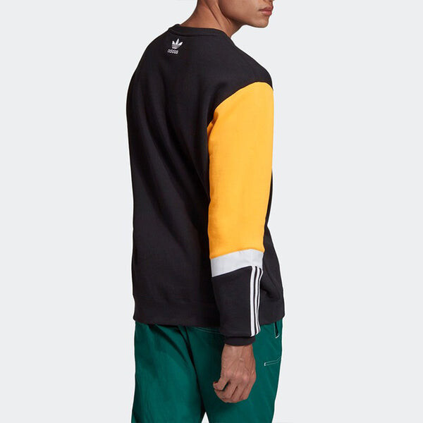 Толстовка adidas originals Sprt US FT Crew Sweatshirt - Black, черный — фото 4