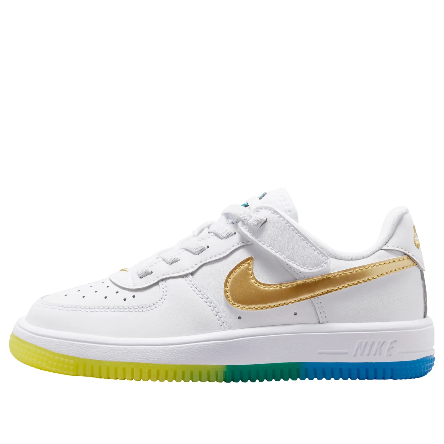 Кроссовки (PS) Nike Force 1 Low EasyOn 'White Soar Sonic Yellow'