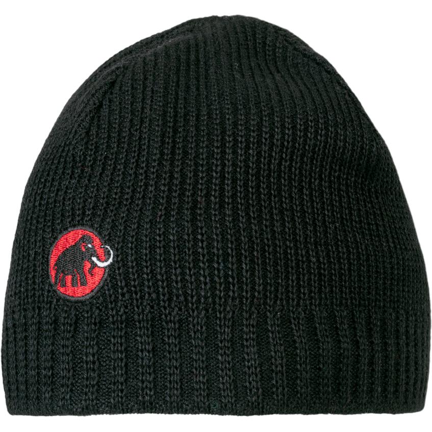 

MAMMUT Шерстяная полиэстеровая унисекс-шапка черная, Black