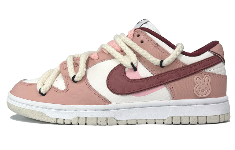 

Кроссовки Nike Dunk Skateboard Shoes Women's Low-Top Pink White