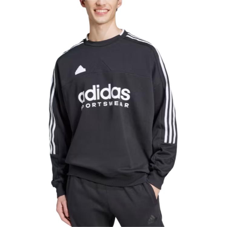 Adidas Свитшот House Of Tiro мужской Black/White — фото 3