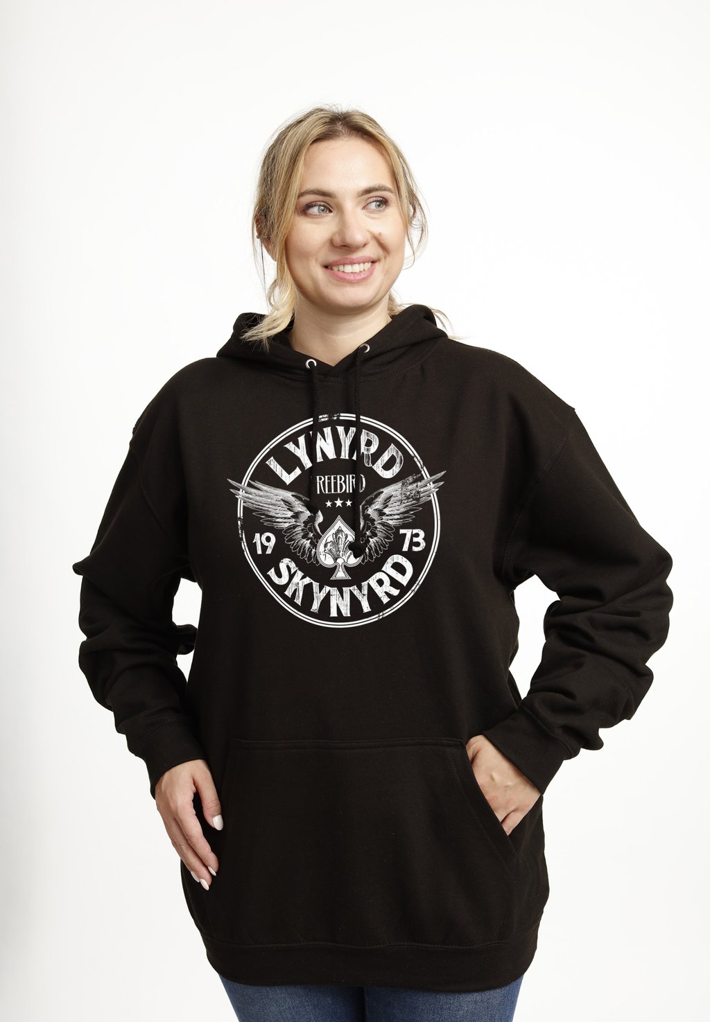 

Толстовка FREEBIRD PRINT - Hoodie Henry Tiger, черный