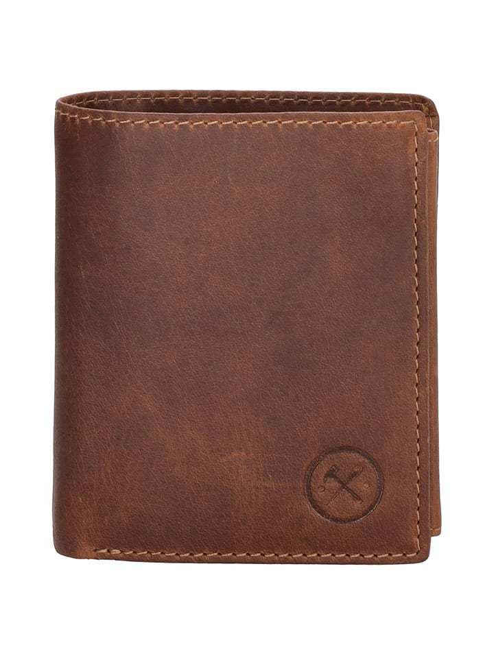 

Кошелек HIDE & STITCHES, цвет hellbraun - (b)10 x (h)8 x (t)1,5 cm