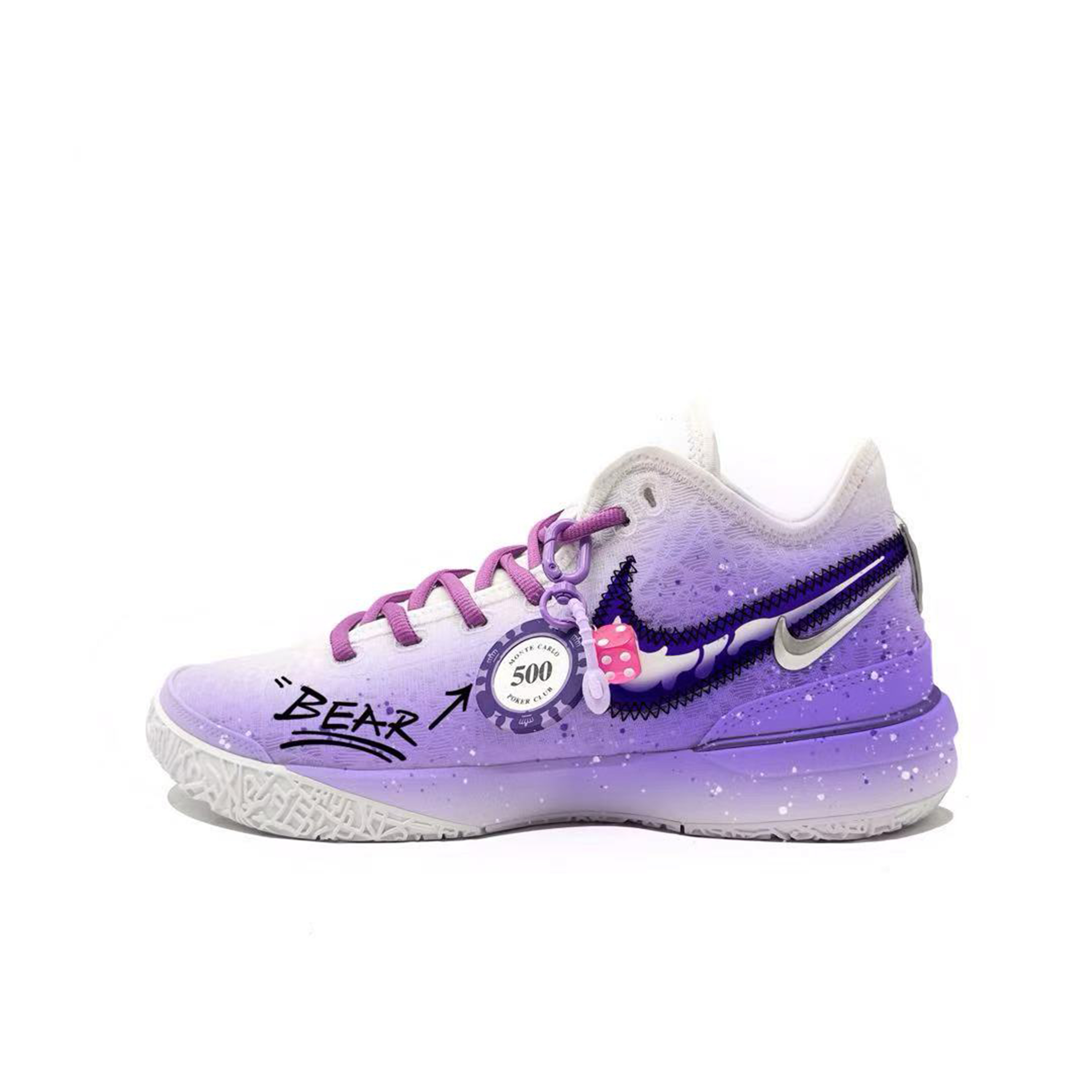 

Nike Баскетбольные кроссовки LeBron NXXT Gen Low Top, мужские, фиолетовые