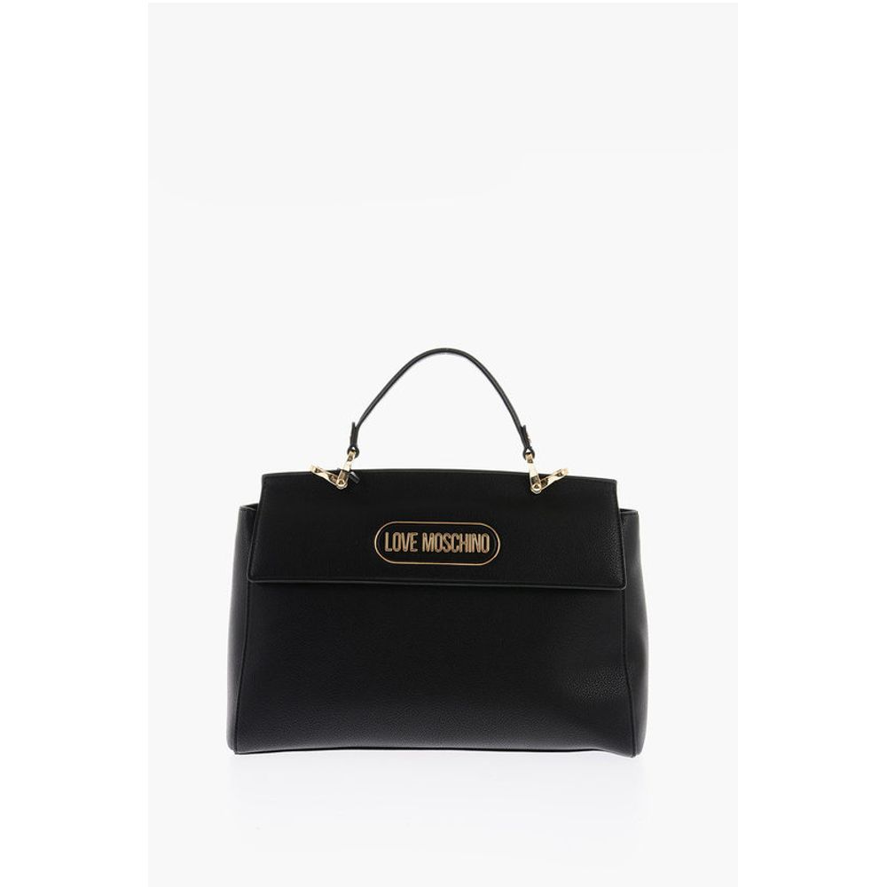 

Черная полиэтиленовая сумка-тоут Moschino, Black