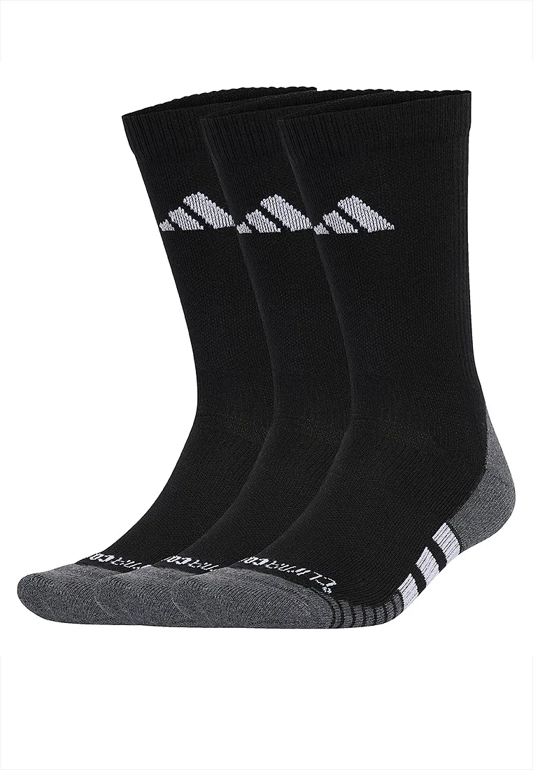 Носки спортивные, 3 пары, CLIMACOOL Cushioned Crew, Performance Adidas, белый/черный