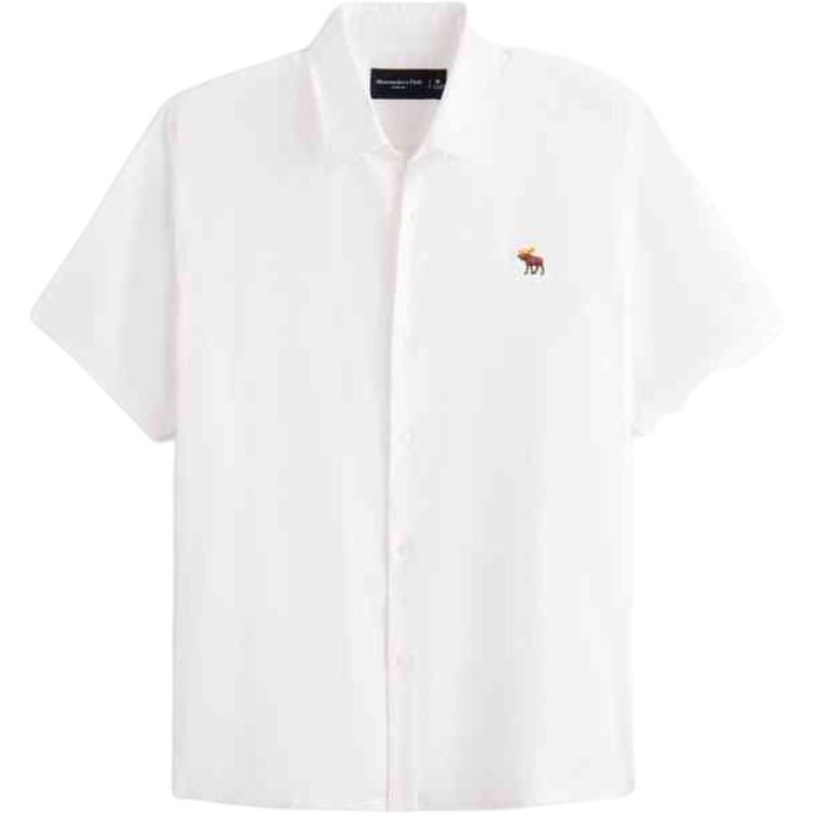 

Abercrombie＆Fitch Мужская белая рубашка