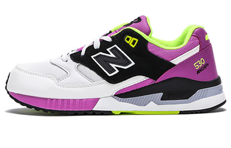 

Кроссовки женские NB 530 с низким верхом, белые/черные/фиолетовые New Balance