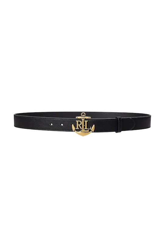 

Кожаный ремень Lauren Ralph Lauren, черный