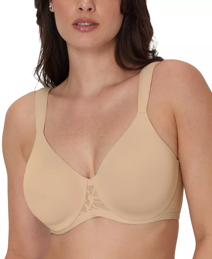 

Женский бюстгальтер с эффектом сглаживания на косточках Coolest Smoothing Underwire T-Shirt Bra DF4580 Bali, коричневый/бежевый