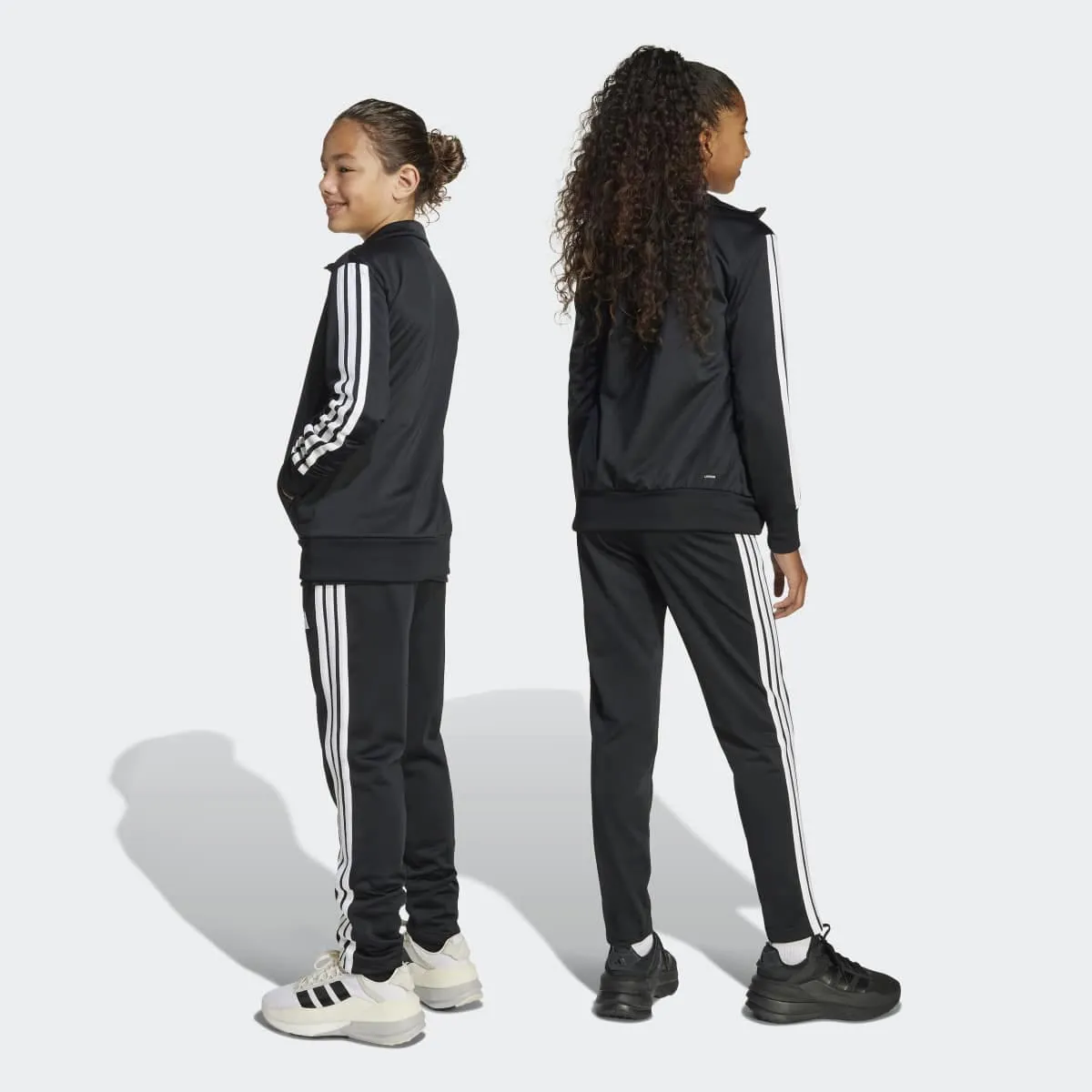 Детский спортивный костюм Essentials Climacool adidas, черный — фото 2