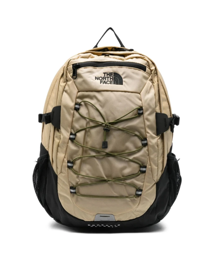 

Рюкзак цвета хаки на завязках с черными акцентами The North Face, бежевый
