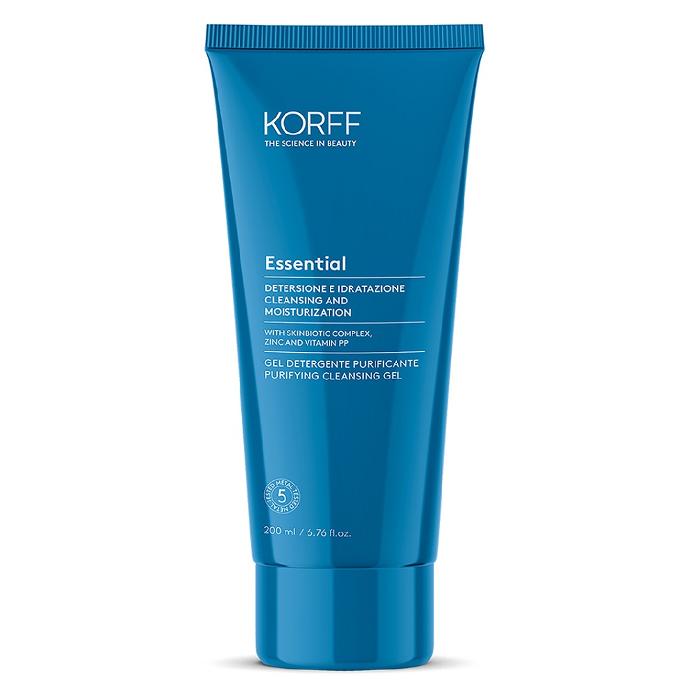 

Очищающий гель для лица essential purifying cleansing gel Korff, 200 мл